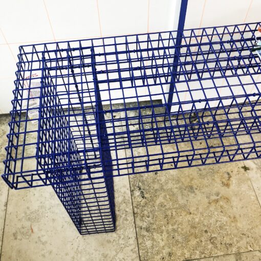 WIRE BENCH ULTRAMARINE BLUE - 4