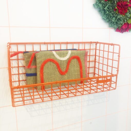 WIRE SHELF ORANGE, MEDIUM - 2