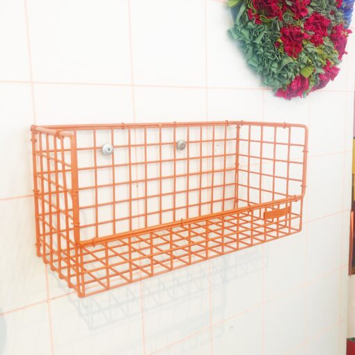 WIRE SHELF ORANGE, MEDIUM - 4